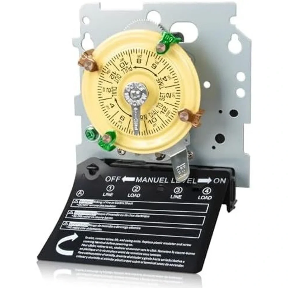 T104M Mechanical Timer Switch 24-Hour Heavy Duty Replacement